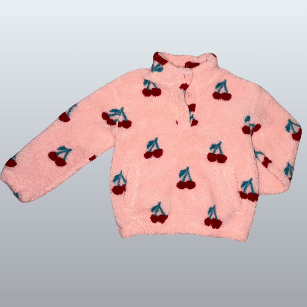 Cherry Fleece coat