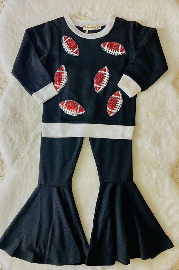 Football sequin outfit