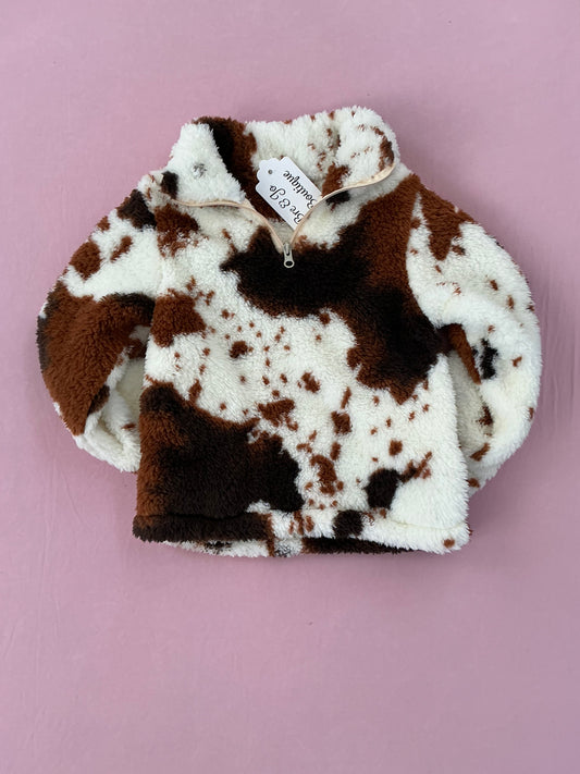 Cow Fleece Sweater