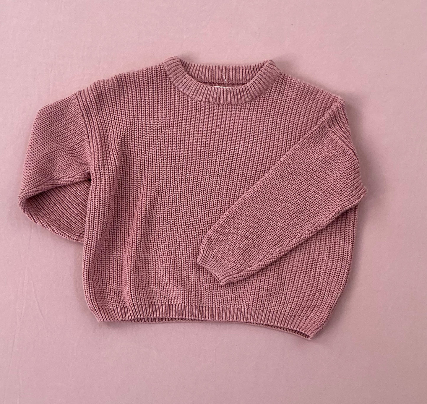 Pink Knitted Sweater