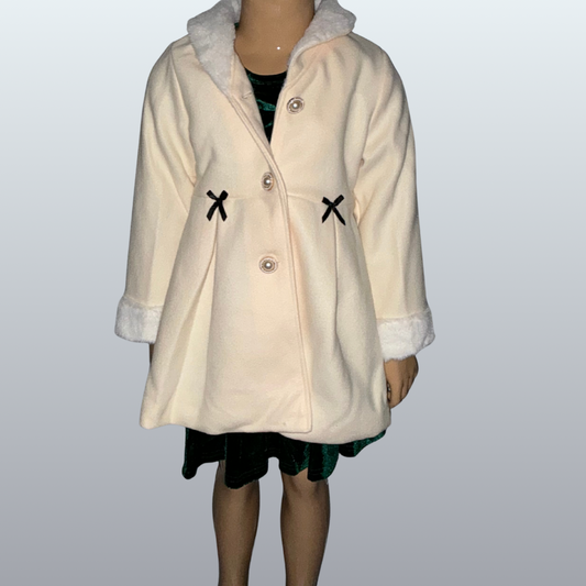 Cream Fur coat