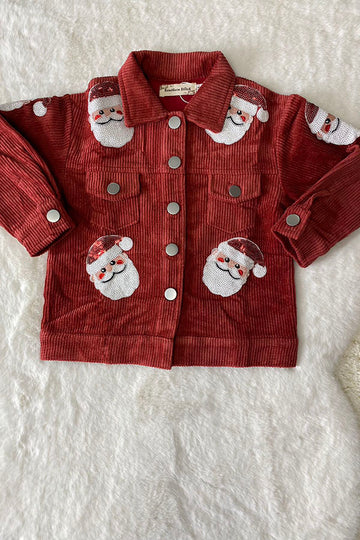 Red Santa Jean Jacket